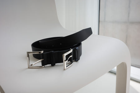 DUO BUCKLE LEATHER BELT 🌟BEST BUY🌟 *LAST 2*