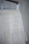 IVORY MESH SKIRT *LAST 2*