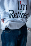 LIGHT GREY RETIRED SWEATSHIRT *LAST 2*