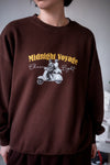 BROWN VINTAGE CAR SWEATSHIRT