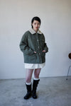 OLIVE WOOL LINED CHORE JACKET *LAST 2*