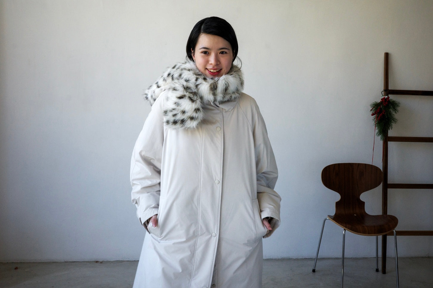 SNOW LEOPARD SCARF *LAST ONE*