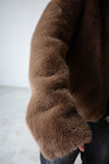 CHOCOLATE BEAR HOODED JACKET