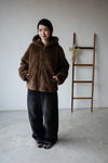 CHOCOLATE BEAR HOODED JACKET