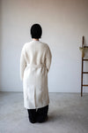HANDMADE IVORY ALPACA WOOL COAT *LAST ONE*