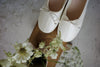 ( 3 COLOURS ) CROC EFFECT BALLET FLATS ( PRE ORDER )