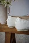 ( 3 COLOURS ) CROC EFFECT BALLET FLATS ( PRE ORDER )