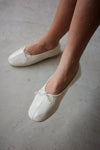( 3 COLOURS ) CROC EFFECT BALLET FLATS ( PRE ORDER )