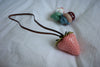 ( 3 COLOURS ) STRAWBERRY BAG CHARM