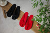 ( RED / BLACK ) TABI MESHED MULES ( PRE ORDER )