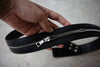 BLACK ZIPPER LEATHER BELT ( PRE ORDER )