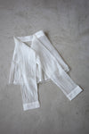 WHITE CHIFFON SLEEVE WRAP