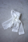 WHITE CHIFFON SLEEVE WRAP