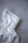 WHITE CHIFFON SLEEVE WRAP