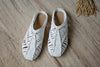 ( WHITE / BLACK ) PREMIUM RAFFIA MULES ( PRE ORDER )
