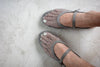 ( 3 COLOURS ) BLING BLING MESH SLING BACK MARY JANE FLAT ( PRE ORDER )
