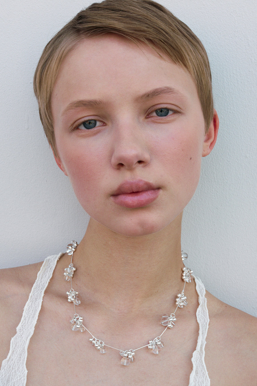 (MONDAY EDITION) SILVER BUBBLE NECKLACE