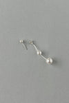 (MONDAY EDITION) DROP PEARL STRING EARRINGS