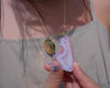 *KARNANA EXCLUSIVE* Pink Gold Plated Crystal Coins Necklace