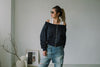 ( NAVY / GREEN ) SHOULDER SPRING BOMER
