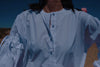 Premium Shirtdress with Drawstring Details in White