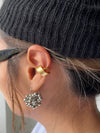 FROSTED GOLD EAR CUFF