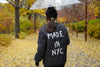 Black NYC Quilted Shell Jacket *MUST BUY*