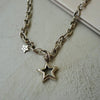 925 TWIN STAR NECKLACE ( PRE ORDER )